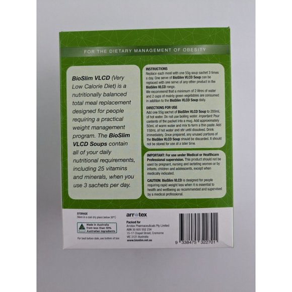 2 x BioSlim VLCD Creamy Chicken Soup 7 Pack 55g NEW Exp 2/24 - Picture 5 of 7